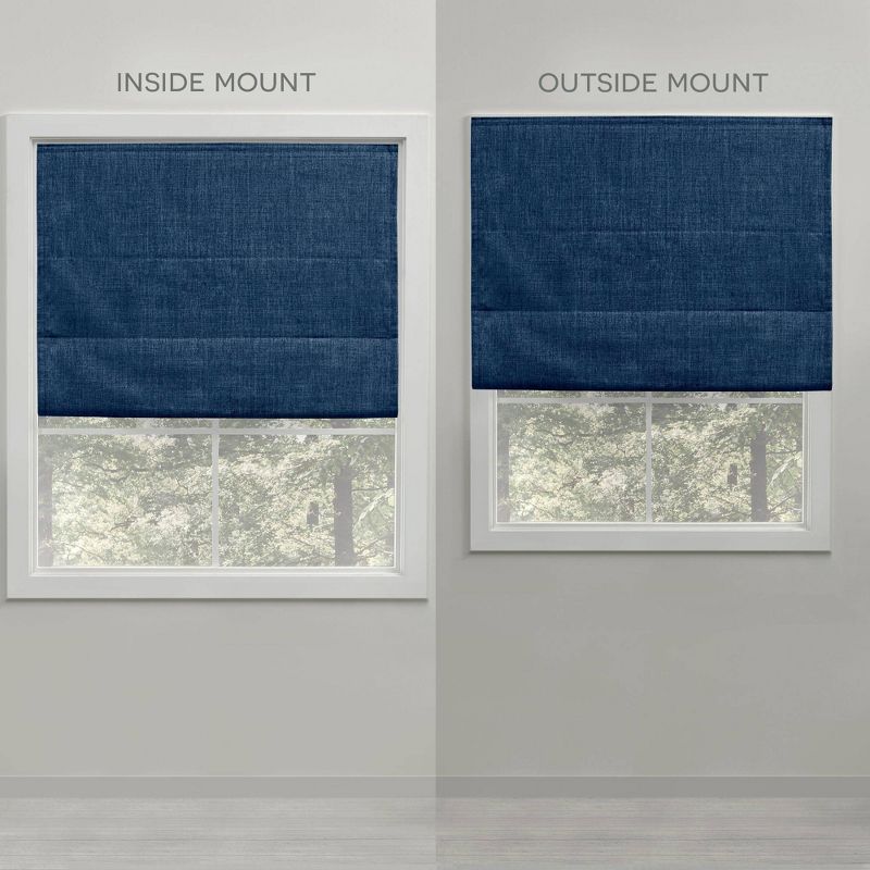 Acadia Total Blackout Roman Curtain Shades - Exclusive Home, 5 of 7