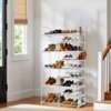 KTMBDW Double Row 9 Tier Shoe Rack, Non-Woven Fabric Storage Organizer, 40 Pairs Space-Saving Shoe Tower - 3 of 4