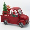 Roman 9.5" Lighted Swirl Rudolph Red Truck - 4 of 4