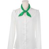 Elerevyo Women's Solid Satin Scarves Small Square Neck Scarf Neckerchief 19.7"x19.7" - 2 of 4