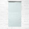 Bacati - Floret Aqua Muslin 3 pc Toddler Bed Sheet Set 100 pecent cotton - 2 of 4
