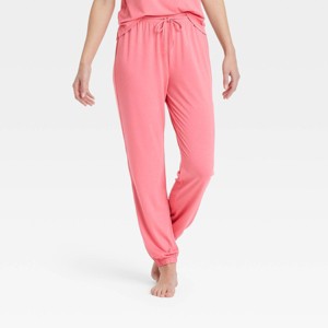 Women's Cooling Jersey Jogger Pajama Pants - Auden™ - 1 of 4