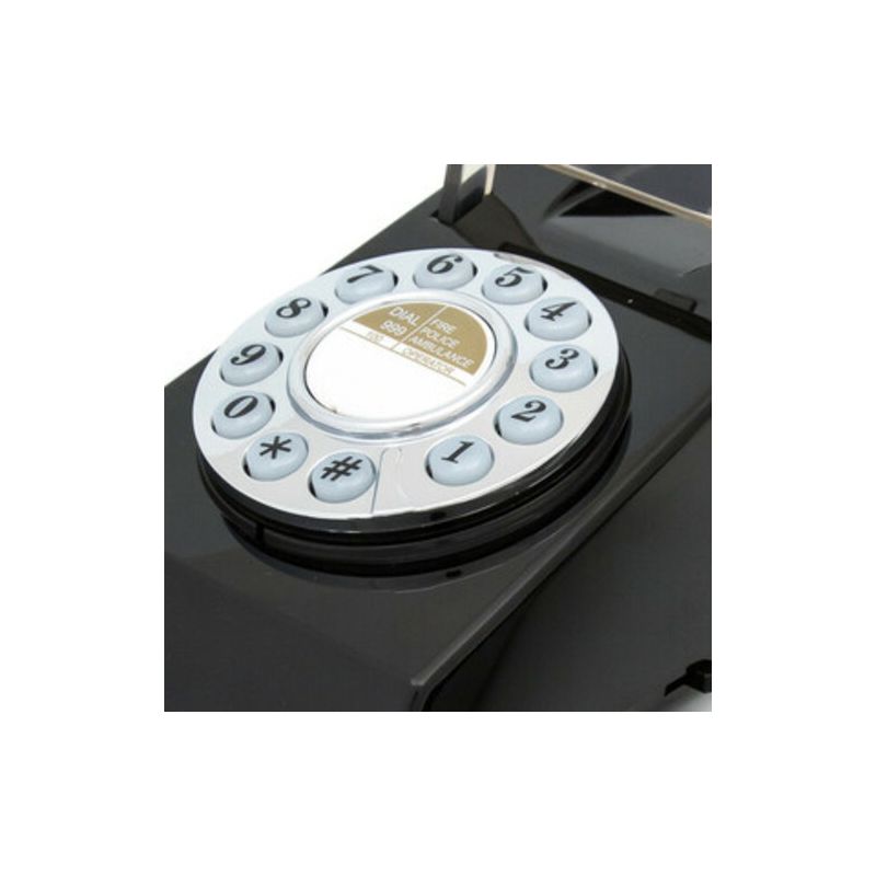 GPO Retro GPOTRMB Trim phone Desktop or Wall Mountable - Black, 3 of 7