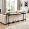 VECELO Narrow Console Table with Charging Station & Power Outlet - 2 of 4