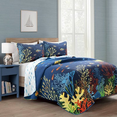 Kids' Under The Sea Quilt Navy - Lush Décor