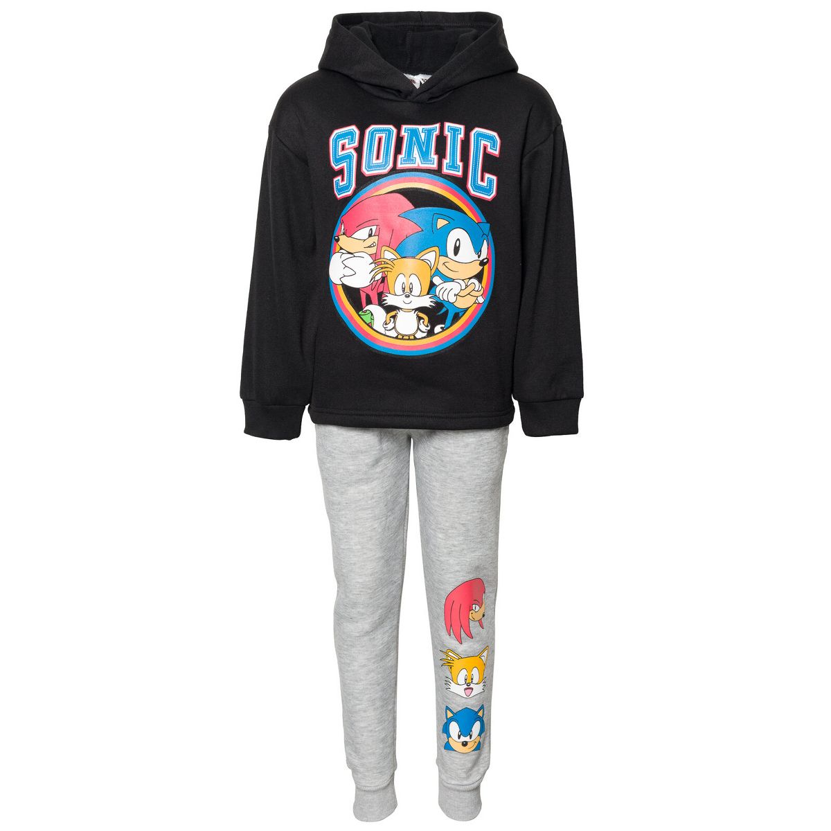 Sonic the Hedgehog Fleece Pullover Hoodie Pants Outfit Set Little Kid to Big Kid - thumbnail 5