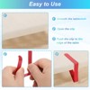 Unique Bargains Stainless Steel Windproof Anti-Rust Tablecloth Clips 4 Pcs - 4 of 4