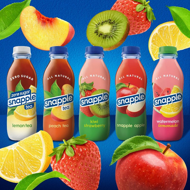 Snapple Kiwi Strawberry Juice Drink - 16 fl oz Bottle, 4 of 9