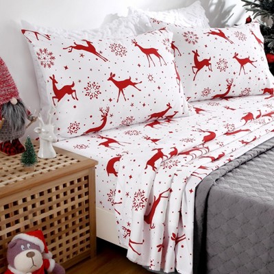 Soft Brushed Microfiber King Sheet Set - 4-Piece 16" Deep Pocket Bedding, Wrinkle, Fade & Pill Resistant for Easy Care