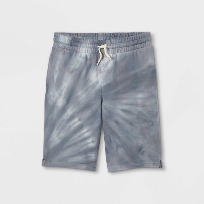  Boys' Tie-Dye Knit Pull-On Shorts - art class™ Gray S 