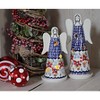 Blue Rose Polish Pottery L3000 Maf Angel Set - 2 of 2