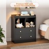 Modern Baby Changing Table Dresser with Removable Tray ¨C Solid Wood Nursery Storage with 3 Large Drawers for Organized Infant Care - 3 of 4