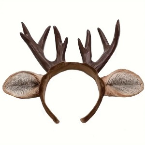 KBW Deer Horn and Ear Adult Costume Headband - 1 of 4