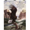 Manual Woodworkers and Weavers Freedom Wall Hanging with Patriotic Verse and Finial Rod, 26x36 Inches, American Eagle Woven Tapestry Decor - 3 of 3
