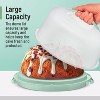Tribello Extra Large Cake Storage Container, Cake Carrier With Handle Holds Cake 12.5 X 12.5 X 5.5 - 4 of 4
