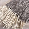 Anna-Kaci Women's Reversible Cashmere-Feel Scarf with Fringe Tassel Trim 78.5×26 Inches - 3 of 4