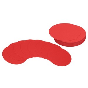 Unique Bargains DIY Craft Projects Classroom Thick Circle Card Stock 36 Pcs - 1 of 4