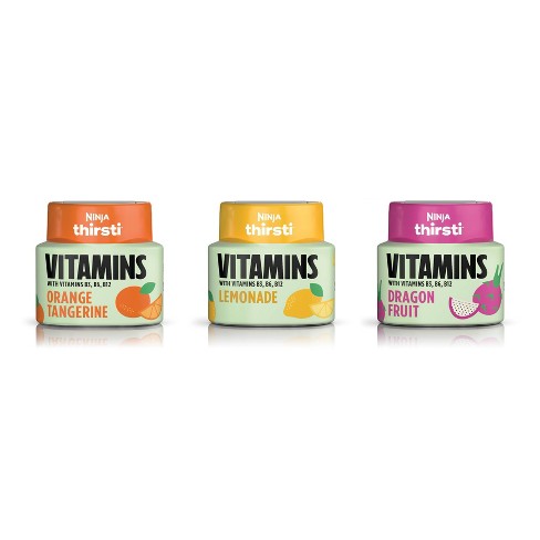 Ninja Sweetened Vitamins Variety Pack Flavored Water Drops/3pk : Target