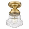 Z-Lite Vaughn 1 - Light Flush Mount in  Heritage Brass - 3 of 4