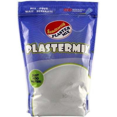 Sandtastik Plastermix Art Plaster, Arctic White, 5 Pounds