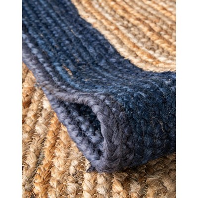 Handmade Natural Jute 9'x12' Rectangular Braided Rug