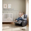 Oversized Recliner Chairs with Heat and Massage - Lazy Recliner Chair for Adults- Manual Single Sofa with Cup Holder for Living Rooms, Bedrooms - 4 of 4