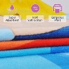 Tirrinia Kids 100% Cotton Beach Towel, Surf Beach Bath Swim Hooded Towels for Girls Toddler Gift, 24 by 52-inch - 3 of 4