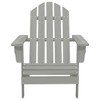 vidaXL Patio Chair Wood Gray - 2 of 4