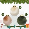 COZONY 25-Piece 6cm Velvet Christmas Ornament Balls Set for Tree and Home Decor - 4 of 4