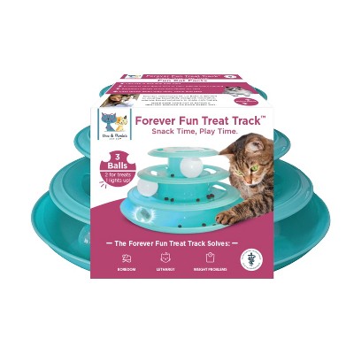 Doc & Phoebe's Cat Co. Forever Fun Treat Ball Track Cat Toy