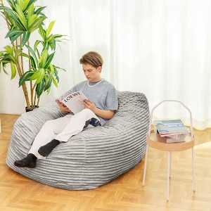 NicBex Classic Bean Bag Chair for Adults Giant Bean Bag Chair Comfy Floor Chair Sofa Chair with Foam Filler for Living Room, Bedroom - 1 of 4