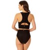 Coppersuit - Women's Banded Halter Longline Bra Swimsuit Top - 2 of 4