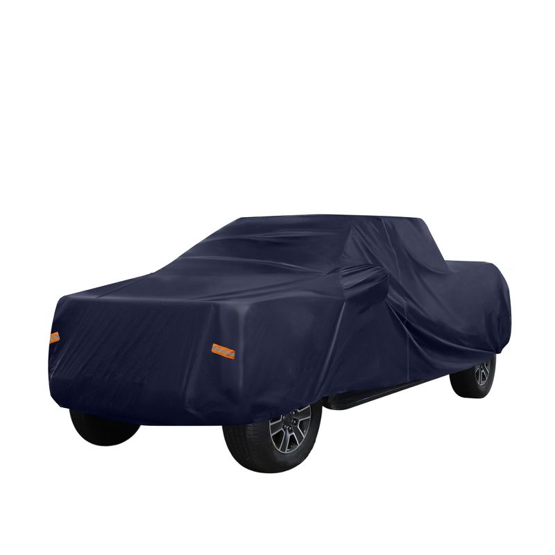 Unique Bargains Pickup Truck Car Cover for Toyota Tacoma Crew Cab Pickup 4-Door 2005-2021 with Driver Door Zipper  228"x74.8"x73", 1 of 6