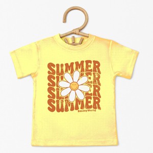 The Juniper Shop SmileyWorld Summer Wave Stacked Toddler Short Sleeve Tee - 1 of 4