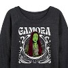 Women's - Marvel - Guardians of the Galaxy Gamora Art Nouveau Lightweight French Terry Wide Neck Long Sleeve Shirt - 2 of 4