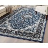 Well Woven Kings Court Gene Non-Slip Oriental Medallion Area Rug - Entryway, Kitchen & Laundry Room -Machine-Washable, Low Looped Pile - 3 of 4