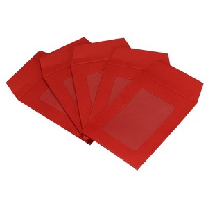 Unique Bargains Mailing Photos Single-Sided Full Face Window Envelopes 10 Pcs - 1 of 4