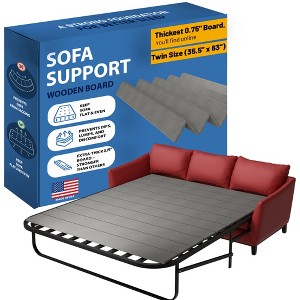 Continental Sleep, Heavy Duty Sleeper Sofa Support Slats, Wood Base to Fix Sagging Seats, Pull Out Couch Mattress Board, Easy Installation - 1 of 4