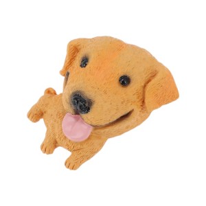 Unique Bargains Decorative Magnets Magnetic Fridge Sticker Irregular Shape Synthetic Resin Orange Red 1Pc - 1 of 3