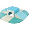 Infurnic Baby Activity Gyms Soft Climb and Crawl Foam Playset 9 in 1 , Safe Foam Nugget Block for Preschools, Multicolored, 37.40"*20.67"*20.67" - 2 of 4
