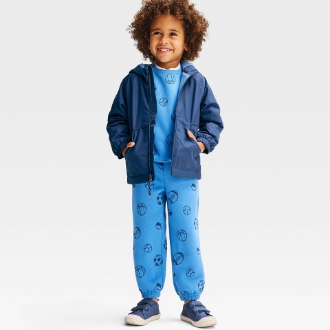 Детские куртки Cat & Jack Toddler Boys' Full Zip Softshell Jacket - Cat & Jack™ Blue 4T