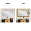 Amanti Art Mirror Makeover Bathroom Mirror Frame Border Kit - Fully Assembled Peel and Stick Frame - Mirror NOT Included - Parlor Trim - 4 of 4