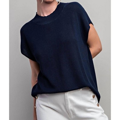 Women's Knit Mock Neck Sweater - ee:some