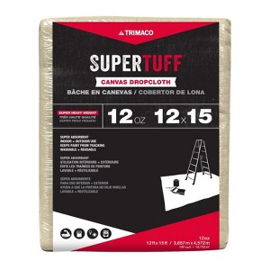 Trimaco SuperTuff 12 ft. W X 15 ft. L 12 oz Canvas Drop Cloth 1 pk - 1 of 1