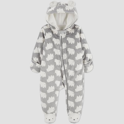 Image of Carter's Just One You®️ Baby Polar Bear Jumper - Gray Newborn