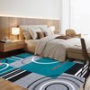 Geometric Abstract Washable Area Rug Living Room Rugs Non-Slip Soft Ultra-Thin Modern Throw Carpet Contemporary Stain Resistant Floor Carpet - 4 of 4