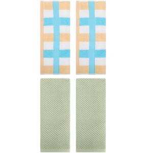REGALWOVEN 4 Pcs Bathroom Hotel and Spa Waffle Cotton Hand Towels - 1 of 4