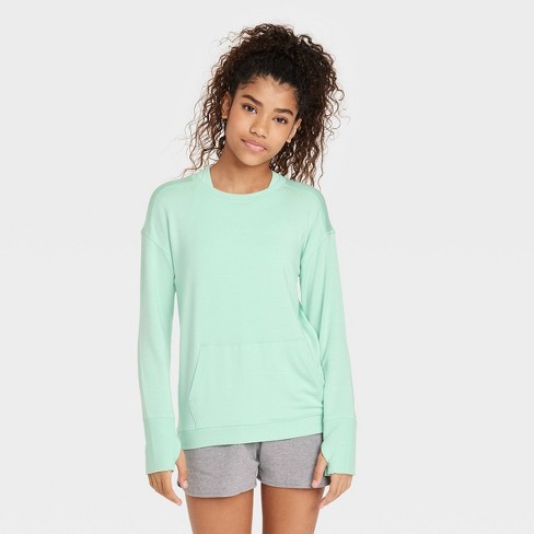 Girls' Super Soft pullover - All In Motion™ Mint Green Xxl : Target