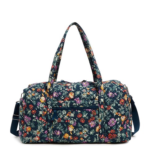 Jadyn Weekender Women's Large 52L Duffel Bag with Shoe Compartment - Black  Floral