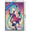 Trends International Hatsune Miku - Bats Framed Wall Poster Prints - 3 of 4